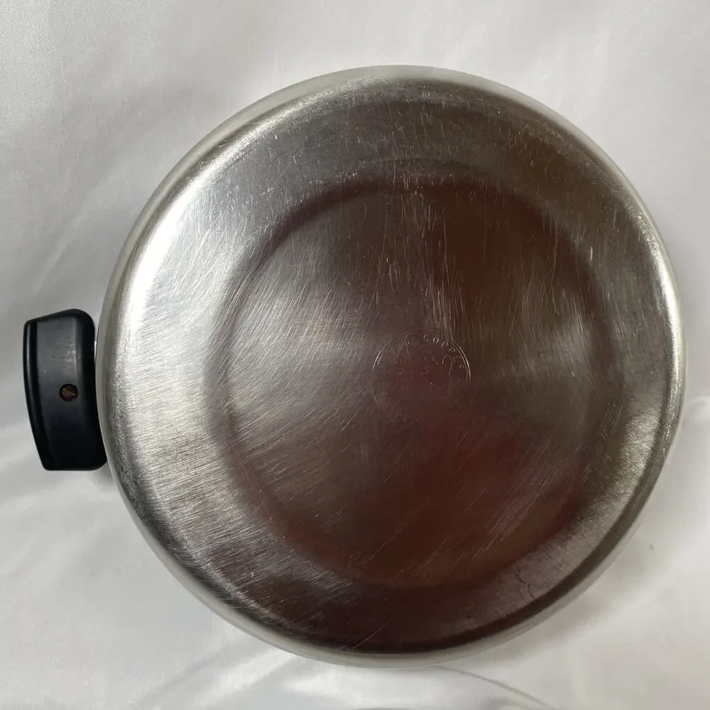 Set of 3 Revere Ware COPPER CORE Designers Group Saucepans & Stockpot No Lids